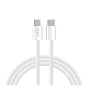 LITO USB C to USB C Braided Cable 60W 2m