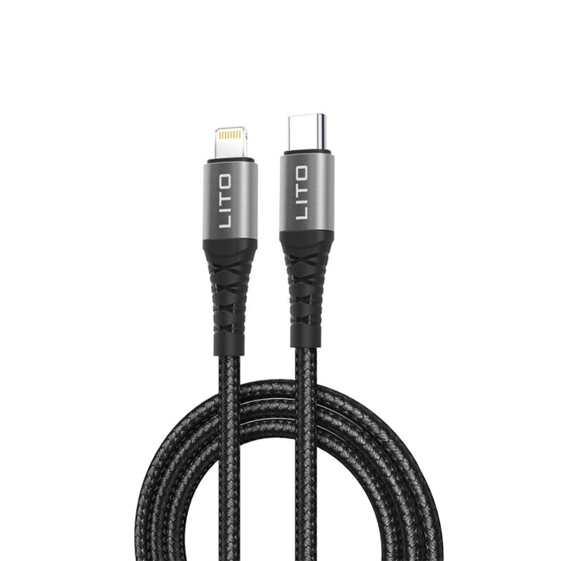 LITO LD08CL USB C to Lightning Fast Data Cable 27W 1m LITO LD08CL USB C to Lightning Fast Data Cable 27W 1m