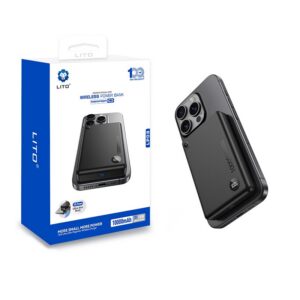 LITO LP08 10000mAh Magnetic Wireless Power Bank