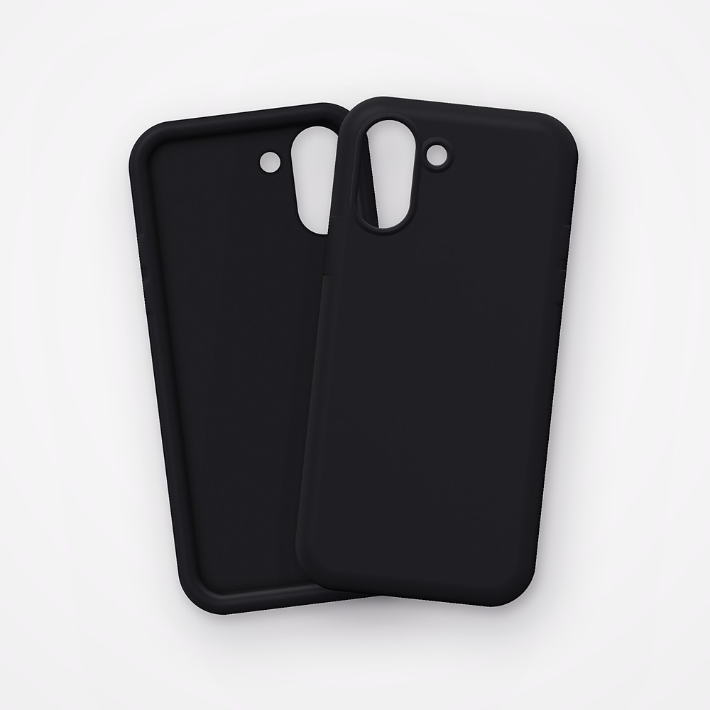 Silicone Case for iPhone 16 Series, Black Silicone Case for iPhone 16 Series, Black