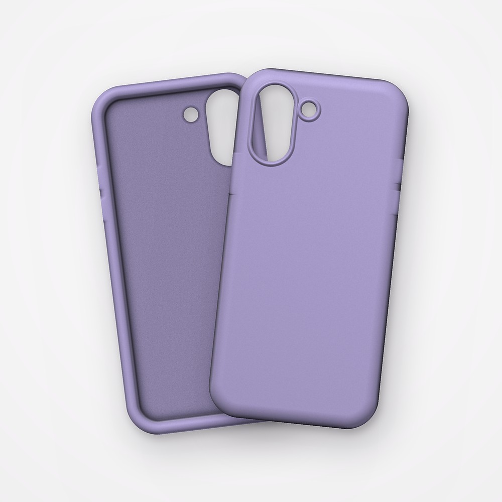 Silicone Case for iPhone 16 Series, Lavender Silicone Case for iPhone 16 Series, Lavender