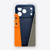 Spigen Core Armor MagSafe Case with Camera Control, Navy Blue