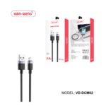 Ven-Dens USB A to Lightning Cable 2.4A 1m