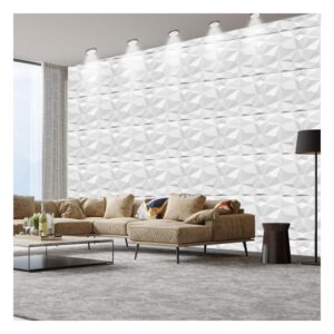 3D Wall Panel 30 x 30cm, White