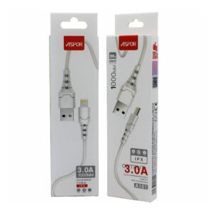 Aspor A101 3A Fast Charging Lightning Cable 1m