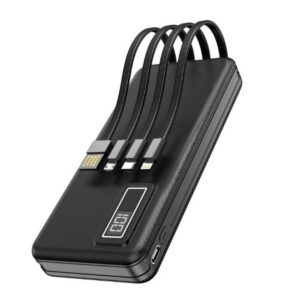 Aspor A301 20000mAh Power Bank With Built In Cables