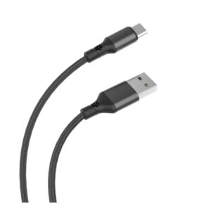 Aspor AC-25 3.1A Micro USB Nylon Data Cable 1m