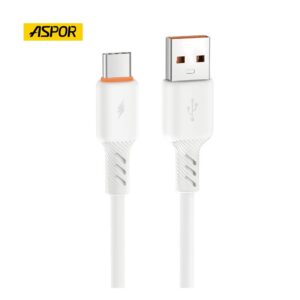 Aspor AC57 3A USB A to Micro USB Silicone Cable 1m