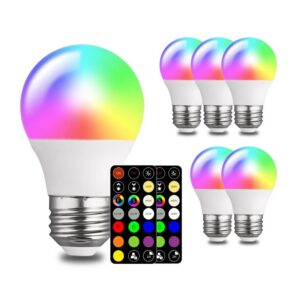 LED RGBW 7W Bulb With Remote