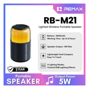 Remax RB-M21 5W Party Light Portable Wireless Speaker