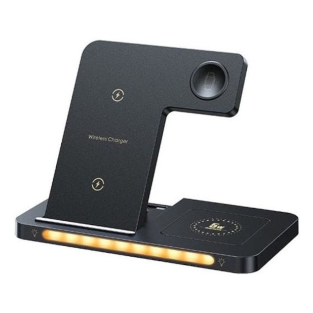 Remax RP-W70 22W 3 In 1 Foldable Wireless Charger With Light Remax RP-W70 22W 3 In 1 Foldable Wireless Charger With Light