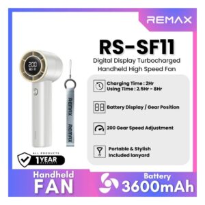 Remax RS-SF11 Digital Display Turbo Handheld Fan