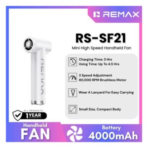 Remax RS-SF21 Handheld High Endurance Small Cannon Fan